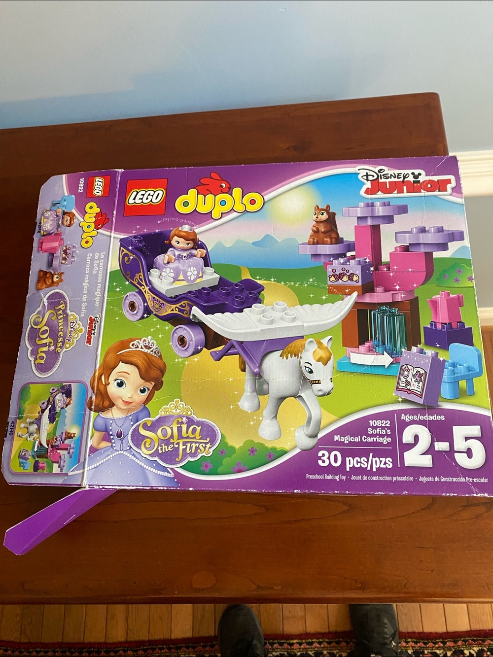 Lego Duplo Sofia’s Magical carriage. Missing some pieces